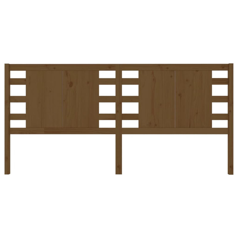 Headboard Honey Brown 126x4x100 cm Solid Wood Pine