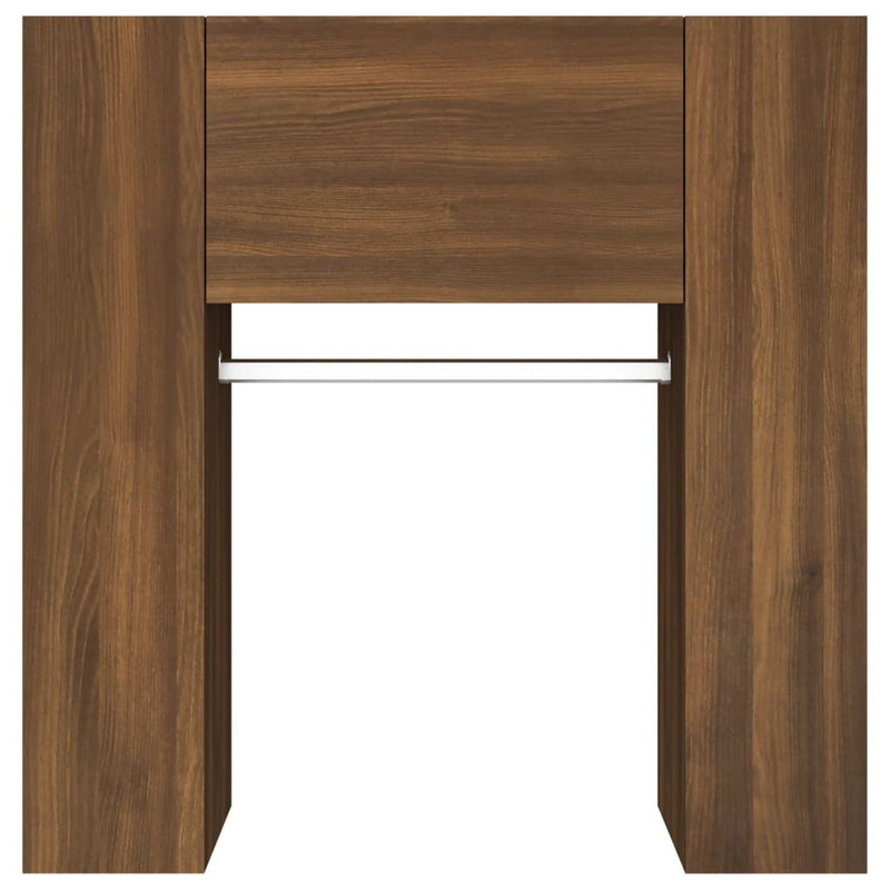 Hallway Cabinet Brown Oak 97.5x37x99 cm Engineered Wood