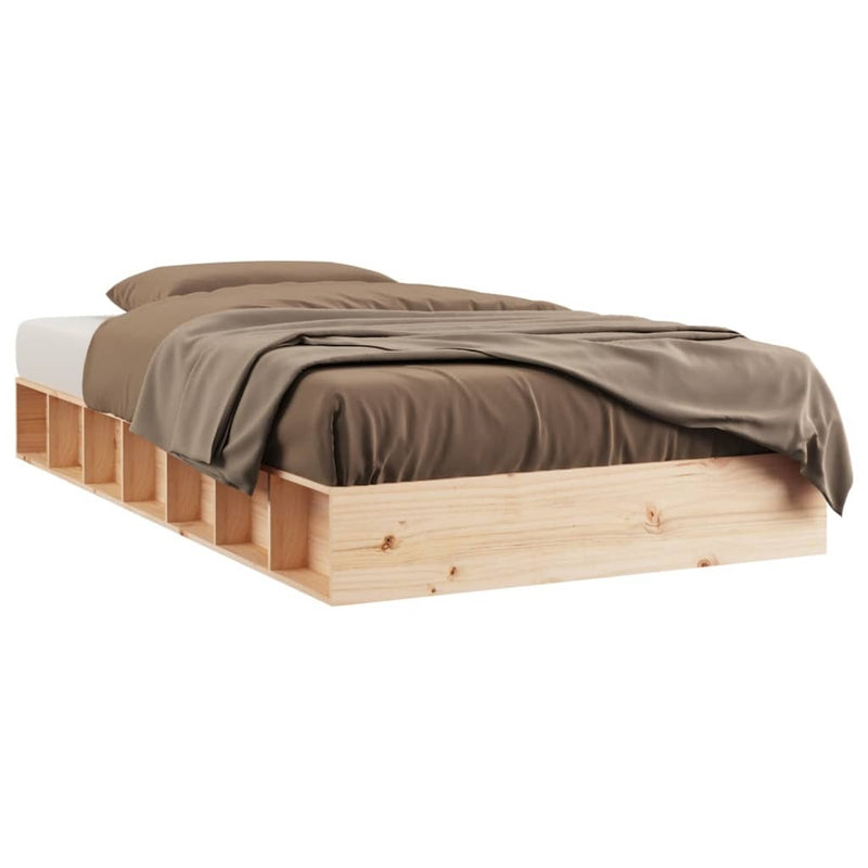 Bed Frame without Mattress 90x190 cm Single Single Solid Wood