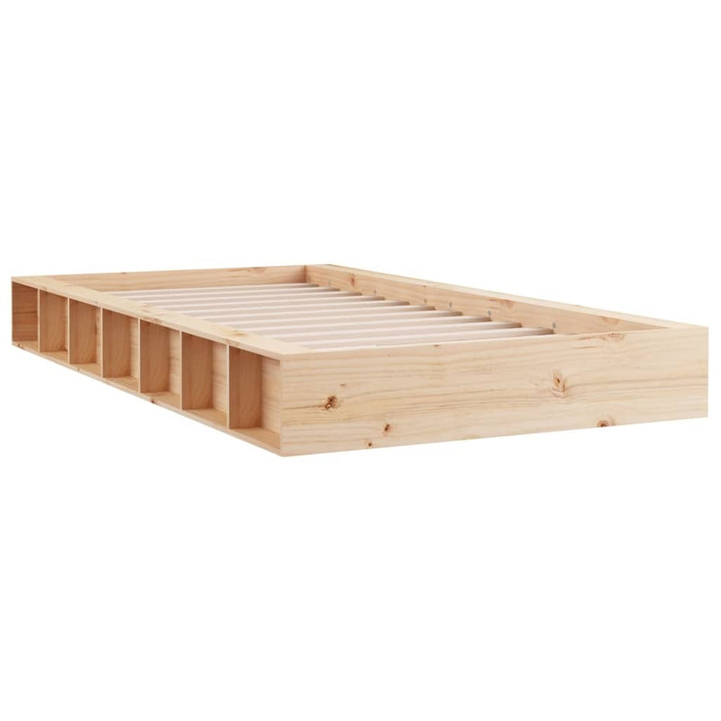 Bed Frame without Mattress 90x190 cm Single Single Solid Wood