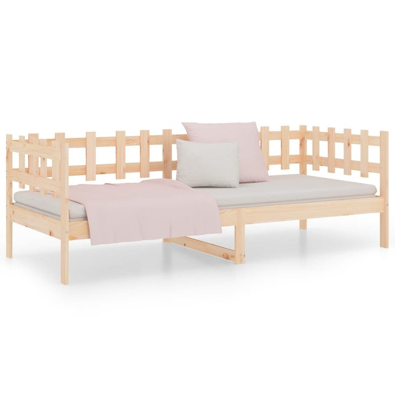 Day Bed without Mattress 90x200 cm Solid Wood Pine