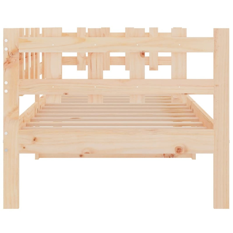 Day Bed without Mattress 90x200 cm Solid Wood Pine