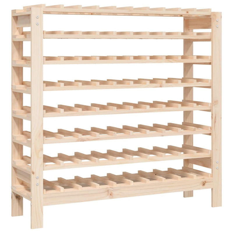 Wine Rack 109.5x30x107.5 cm Solid Wood Pine