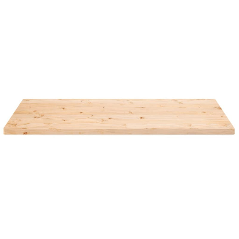 Table Top 110x60x2.5 cm Solid Wood Pine Rectangular