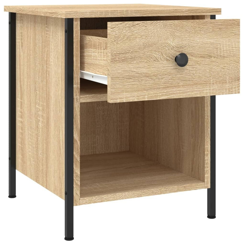 Bedside Cabinets 2 pcs Sonoma Oak 40x42x50 cm Engineered Wood