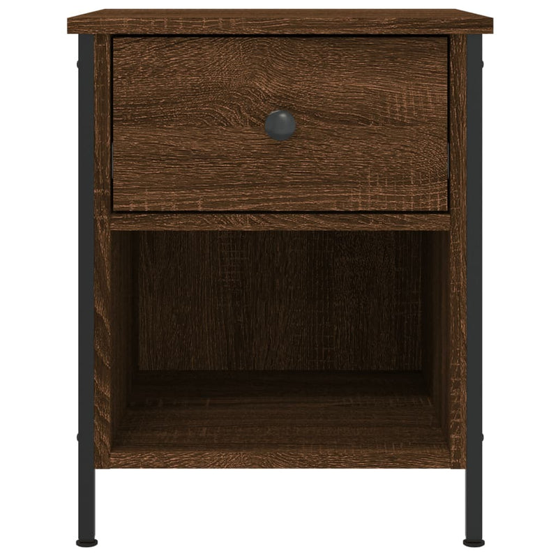 Bedside Cabinets 2 pcs Brown Oak 40x42x50 cm Engineered Wood