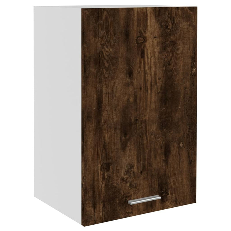 Hanging Cabinet Smoked Oak 39.5x31x60 cm Engineered Wood