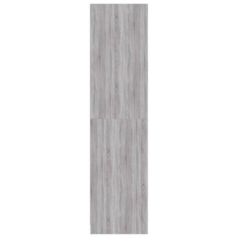 Wardrobe Grey Sonoma 100x50x200 cm Engineered Wood