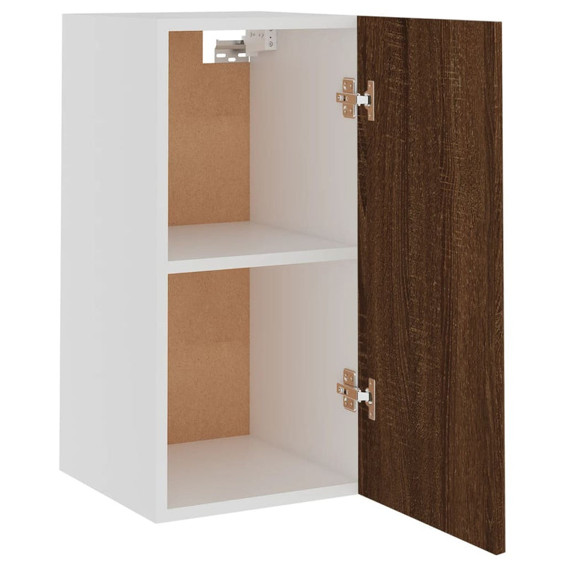 Hanging Cabinet Brown Oak 29.5x31x60 cm Engineered Wood