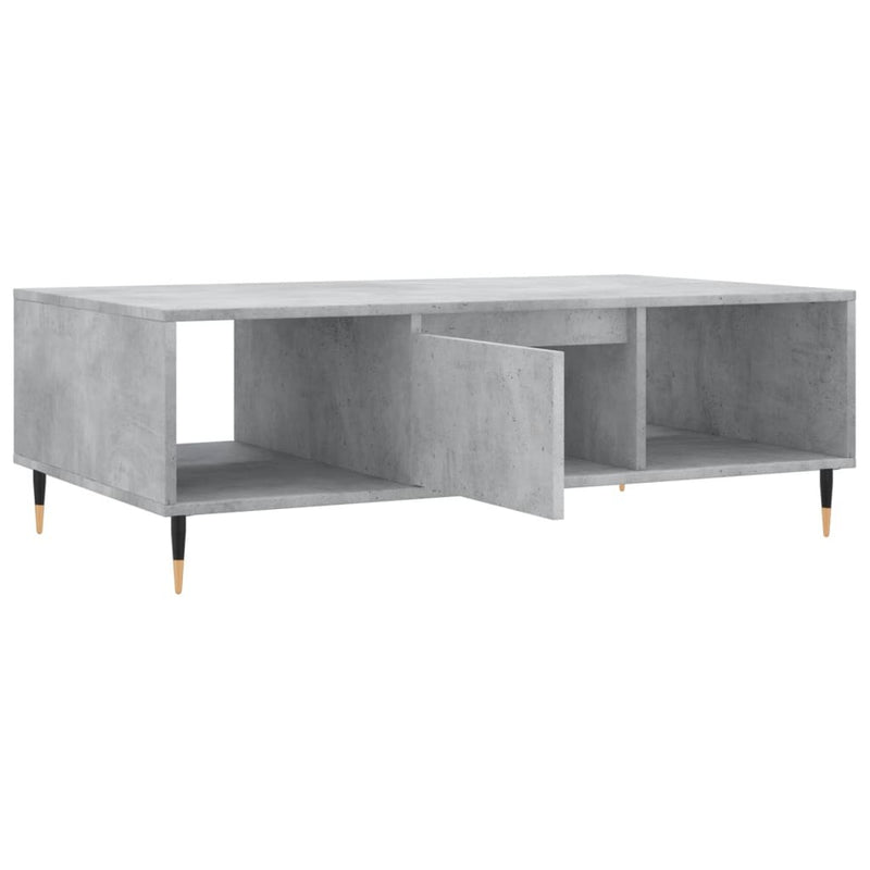 Coffee Table Concrete Grey 104x60x35 cm Engineered Wood