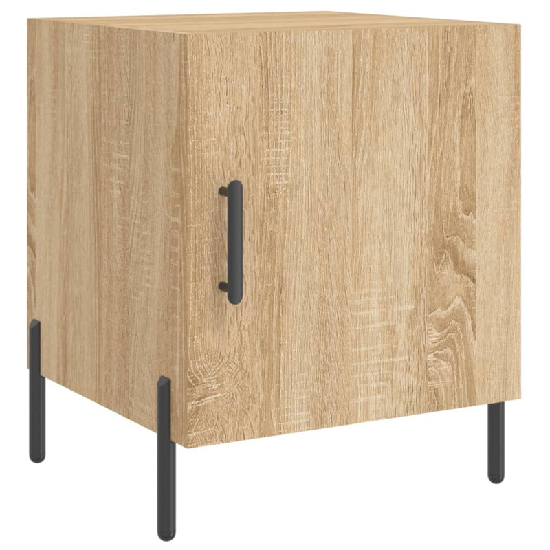 Bedside Cabinet Sonoma Oak 40x40x50 cm Engineered Wood