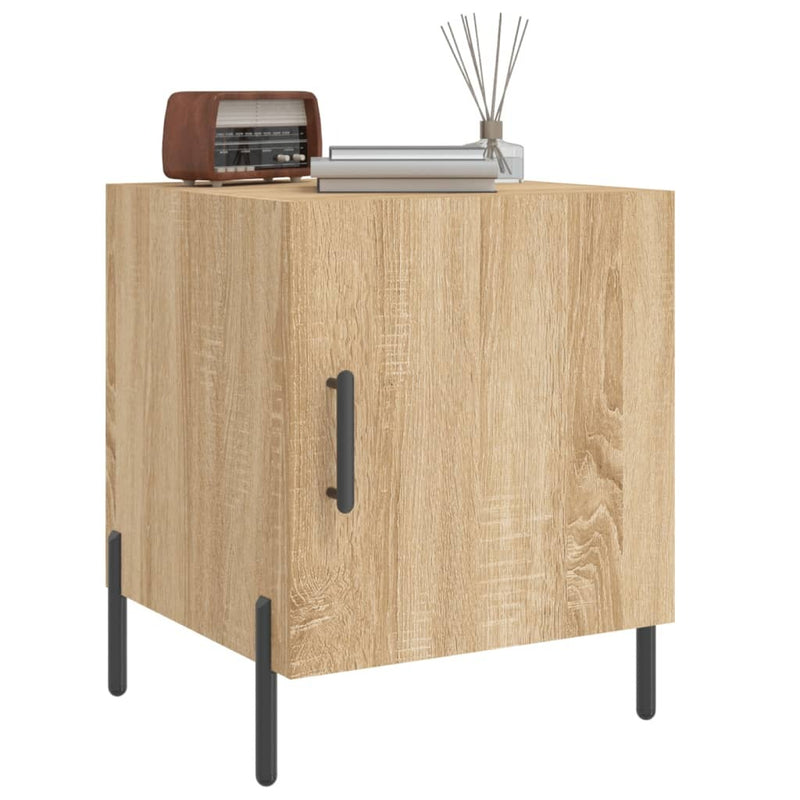 Bedside Cabinet Sonoma Oak 40x40x50 cm Engineered Wood