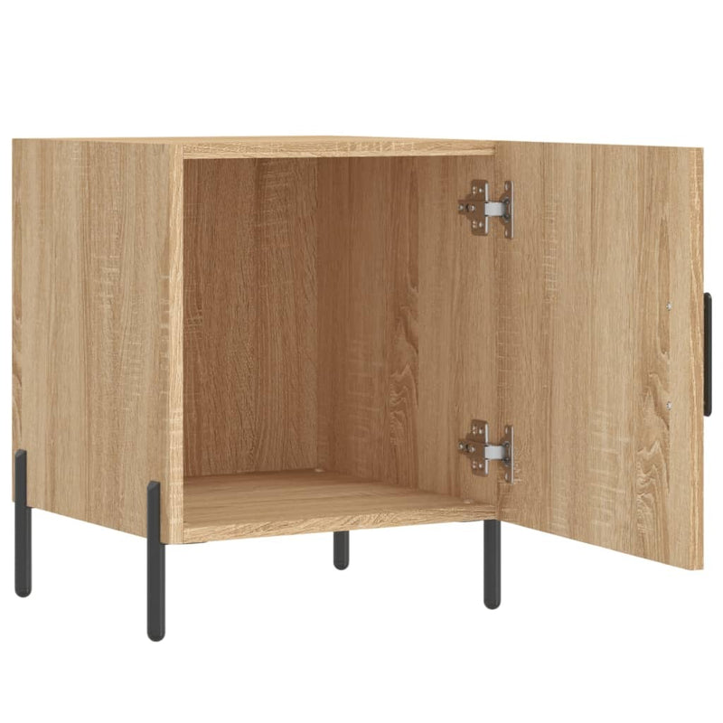 Bedside Cabinet Sonoma Oak 40x40x50 cm Engineered Wood