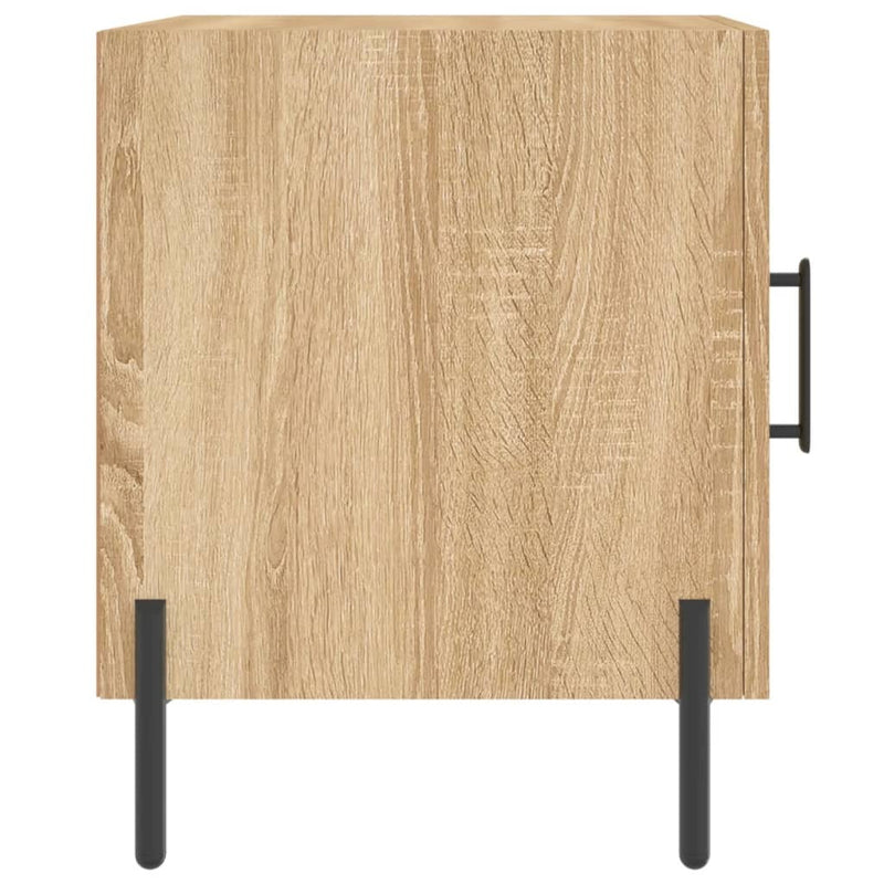 Bedside Cabinet Sonoma Oak 40x40x50 cm Engineered Wood