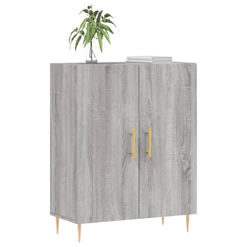 Sideboard Grey Sonoma 69.5x34x90 cm Engineered Wood