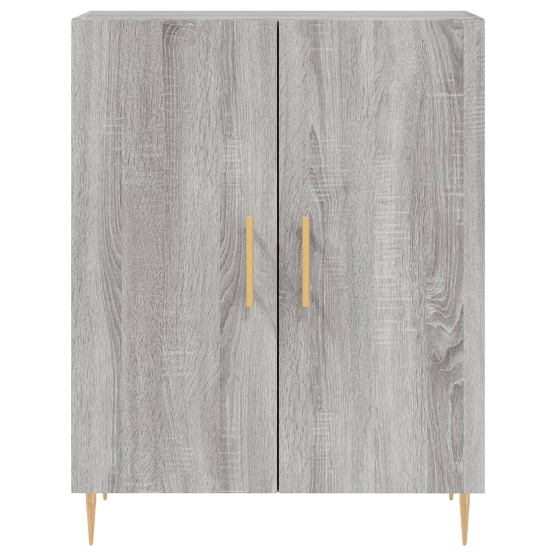 Sideboard Grey Sonoma 69.5x34x90 cm Engineered Wood