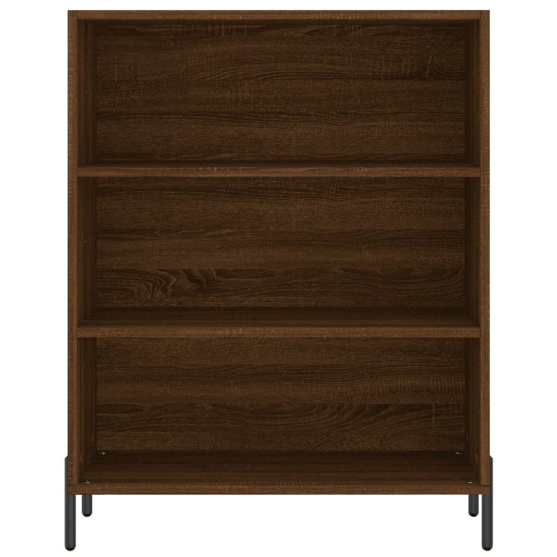 Shelf Cabinet Brown Oak 69.5x32.5x90 cm Engineered Wood