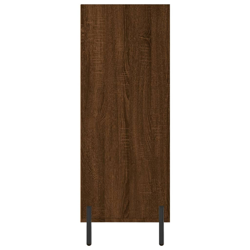 Shelf Cabinet Brown Oak 69.5x32.5x90 cm Engineered Wood