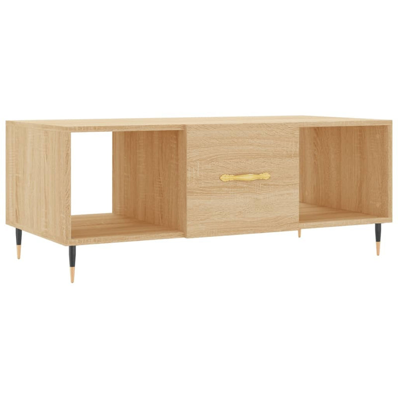 Coffee Table Sonoma Oak 102x50x40 cm Engineered Wood