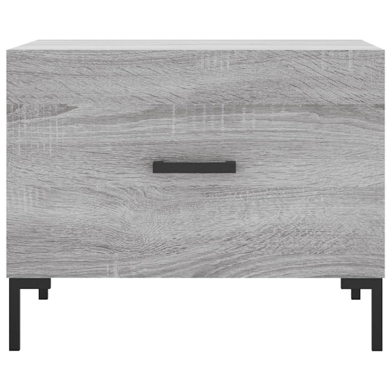 Coffee Tables 2 pcs Grey Sonoma 50x50x40 cm Engineered Wood