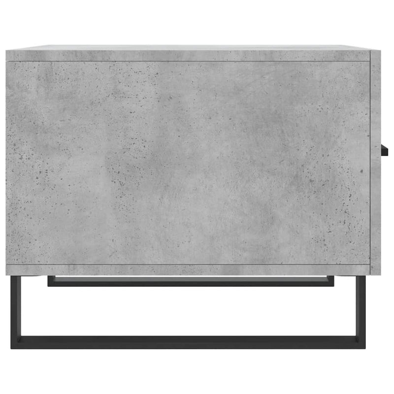 Coffee Table Concrete Grey 50x50x40 cm Engineered Wood