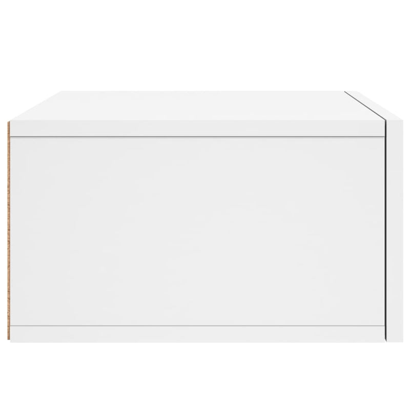 Wall-mounted Bedside Cabinet White 35x35x20 cm