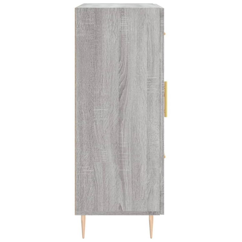 Sideboard Grey Sonoma 69.5x34x90 cm Engineered Wood