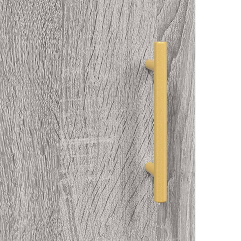 Sideboard Grey Sonoma 69.5x34x90 cm Engineered Wood