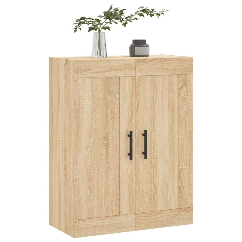 Wall Mounted Cabinet Sonoma Oak 69.5x34x90 cm Engineered Wood