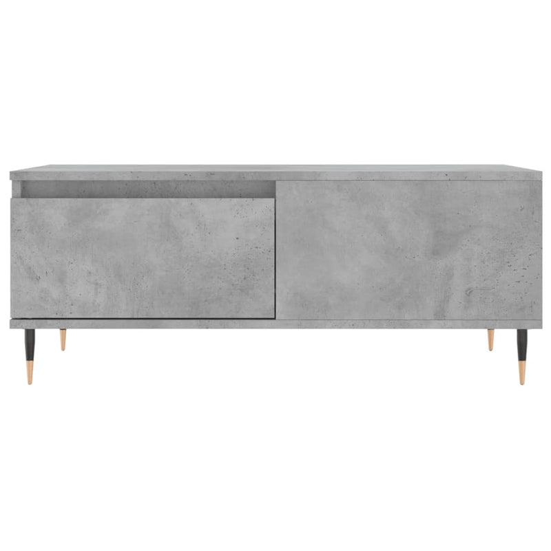 Coffee Table Concrete Grey 90x50x36.5 cm Engineered Wood