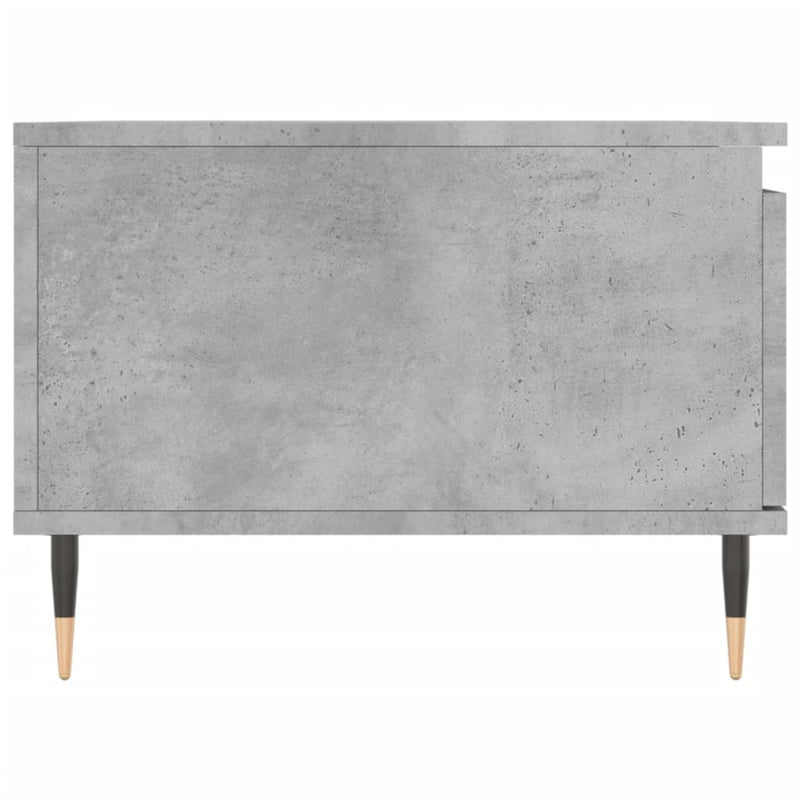 Coffee Table Concrete Grey 90x50x36.5 cm Engineered Wood