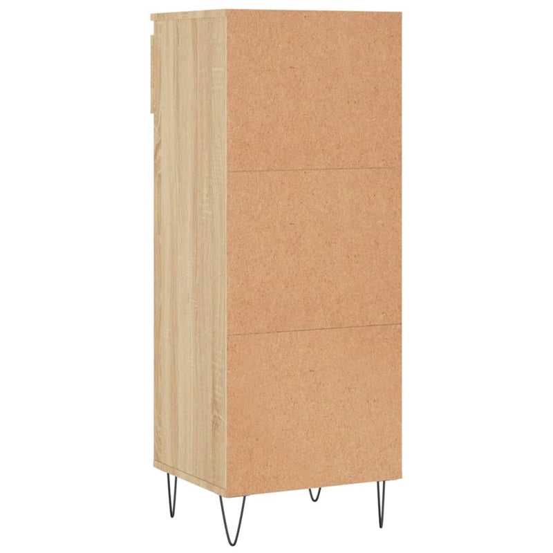 Shoe Cabinet Sonoma Oak 40x36x105 cm Engineered Wood