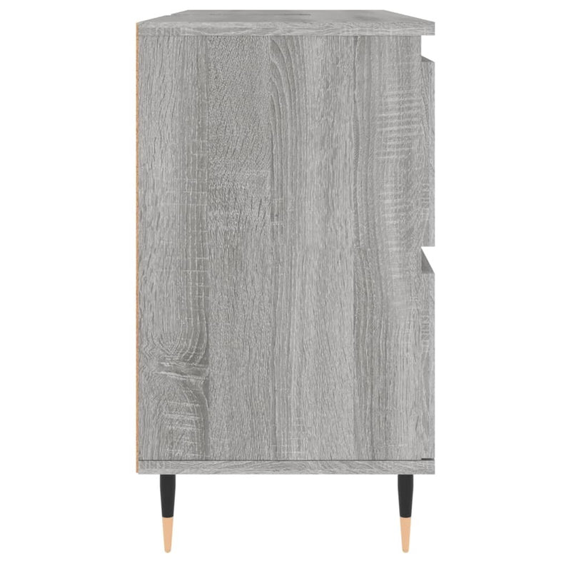 Bathroom Cabinet Grey Sonoma 80x33x60 cm Engineered Wood