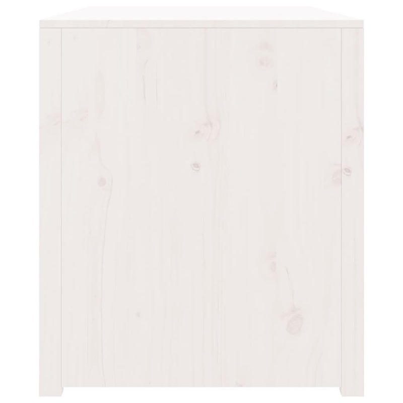 Outdoor Kitchen Cabinet White 106x55x64 cm Solid Wood Pine