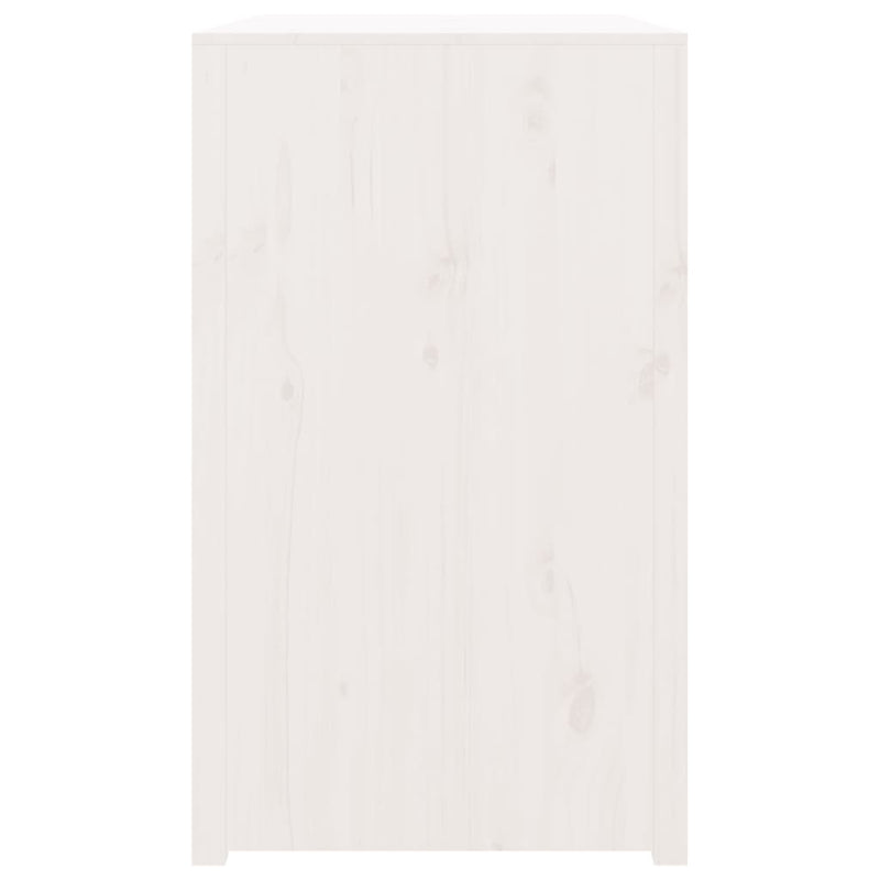 Outdoor Kitchen Cabinet White 106x55x92 cm Solid Wood Pine