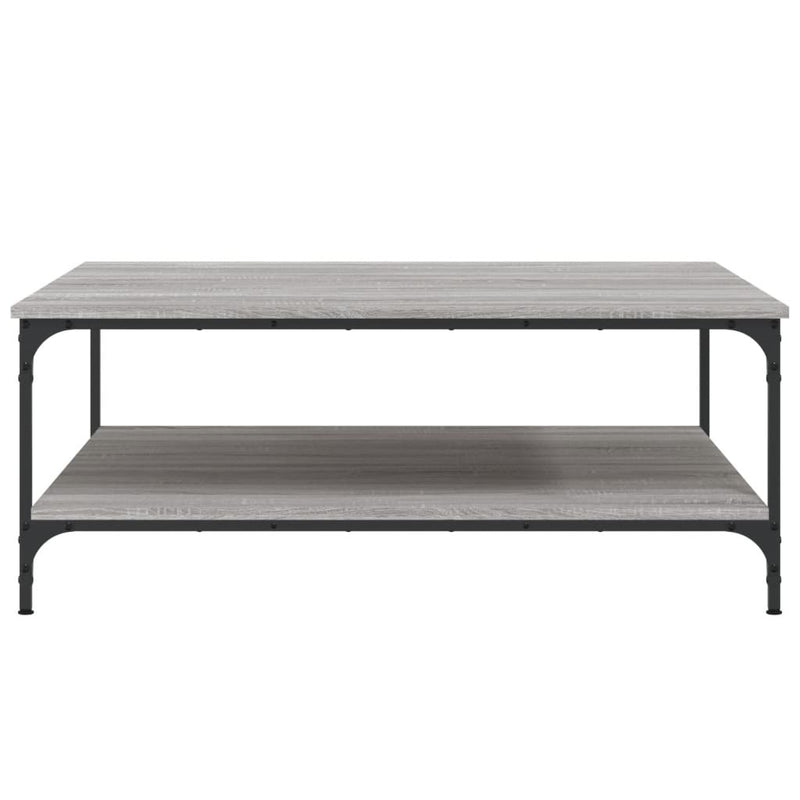 Coffee Table Grey Sonoma 100x100x40 cm Engineered Wood