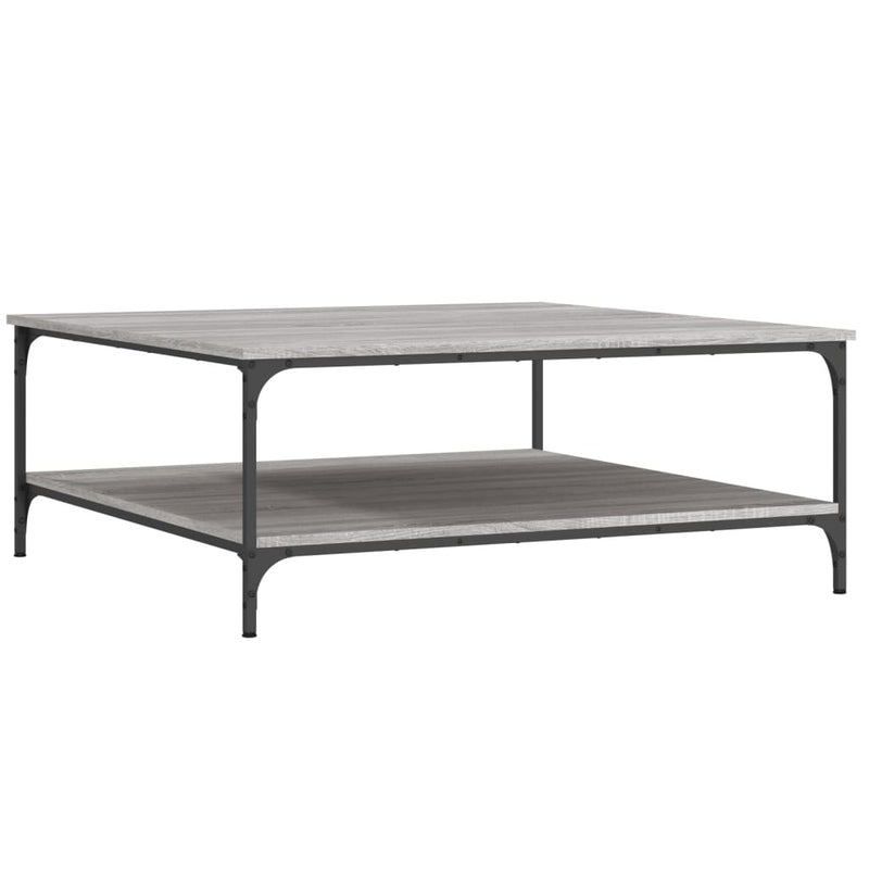 Coffee Table Grey Sonoma 100x100x40 cm Engineered Wood