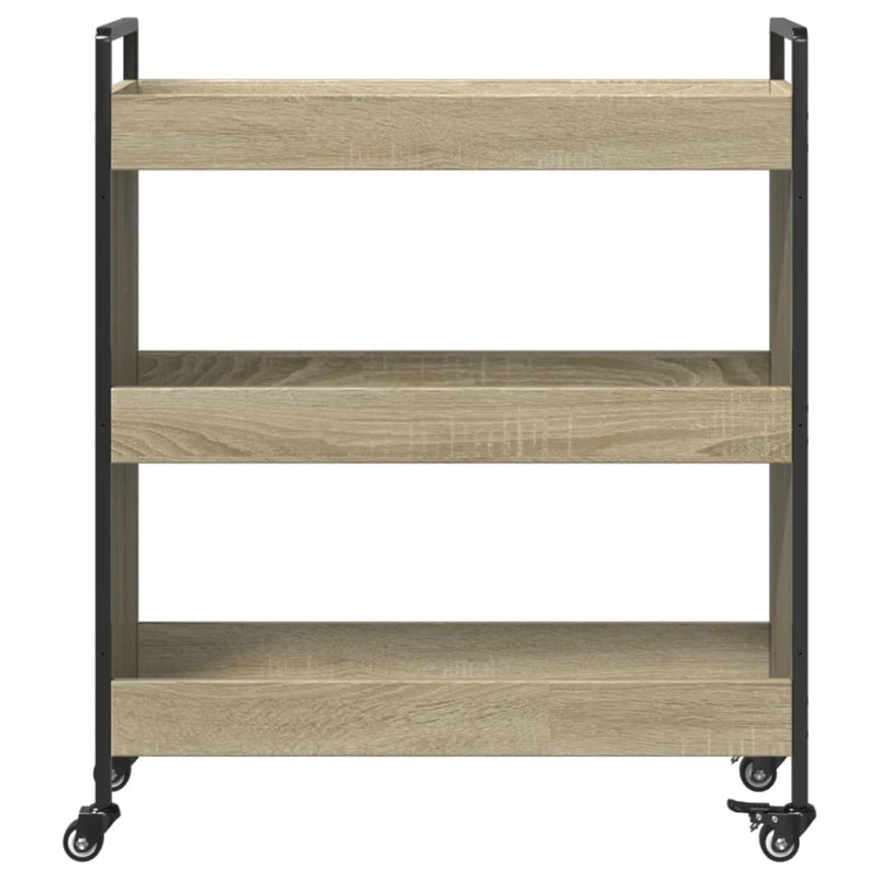 Kitchen Trolley Sonoma Oak 70x30x82 cm Engineered Wood