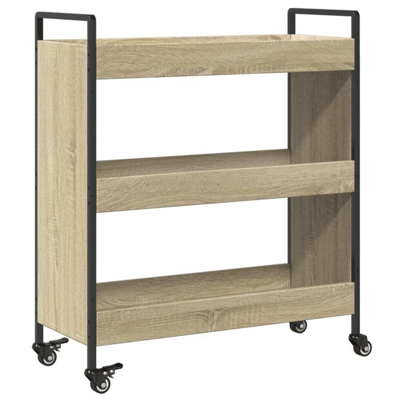 Kitchen Trolley Sonoma Oak 70x30x82 cm Engineered Wood