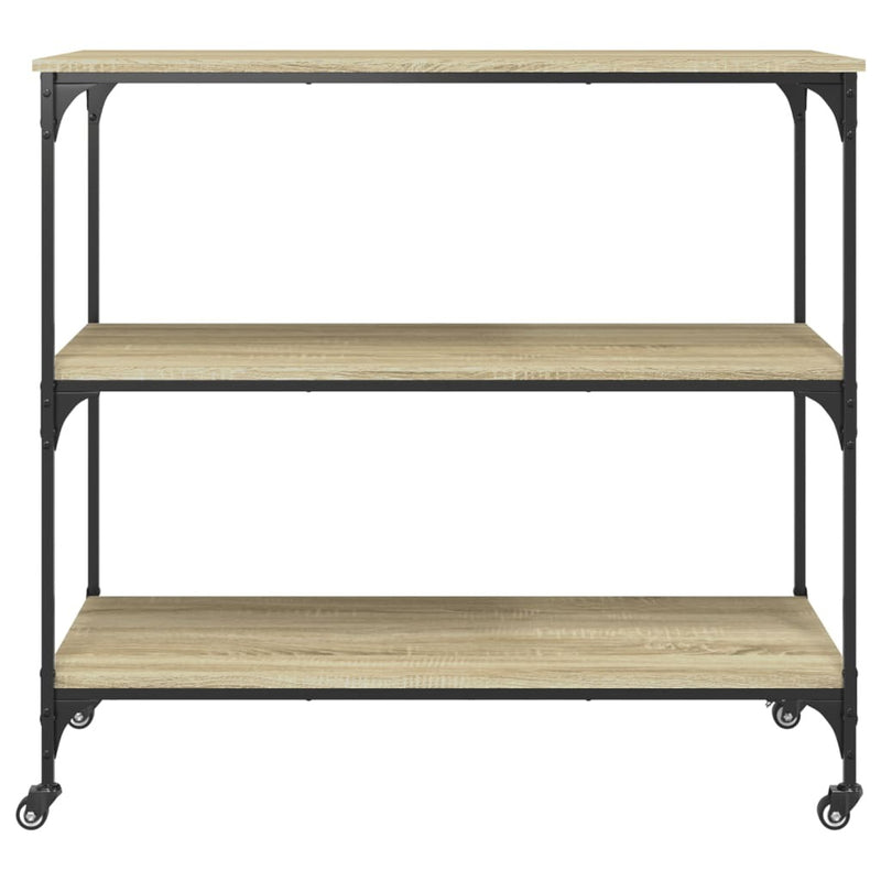 Kitchen Trolley Sonoma Oak 102x50x95 cm Engineered Wood