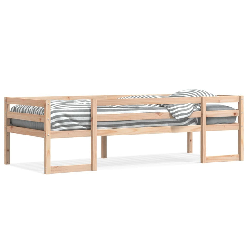 Kids' Bed Frame without Mattress 75x190 cm Small Single Solid Wood Pine