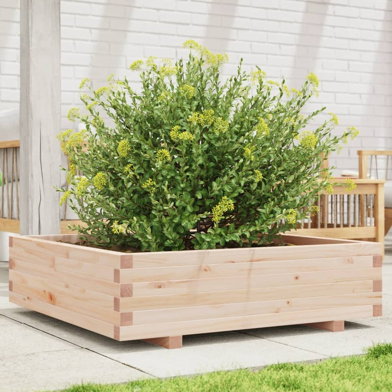 Garden Planter 90x90x26.5 cm Solid Wood Pine