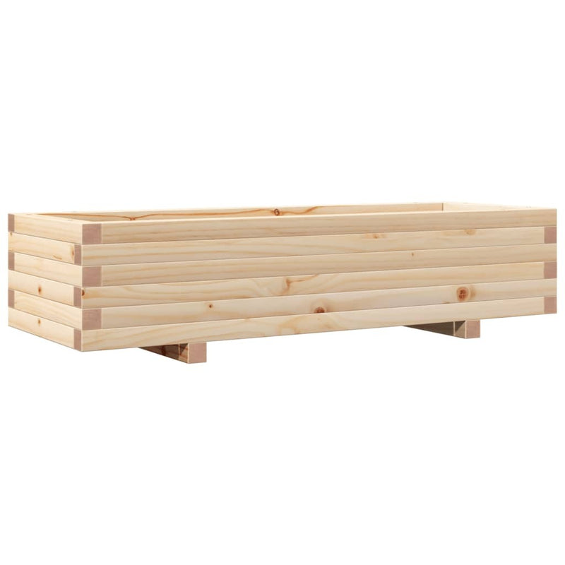 Garden Planter 110x40x26.5 cm Solid Wood Pine