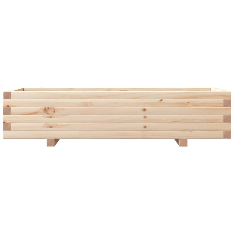 Garden Planter 110x40x26.5 cm Solid Wood Pine