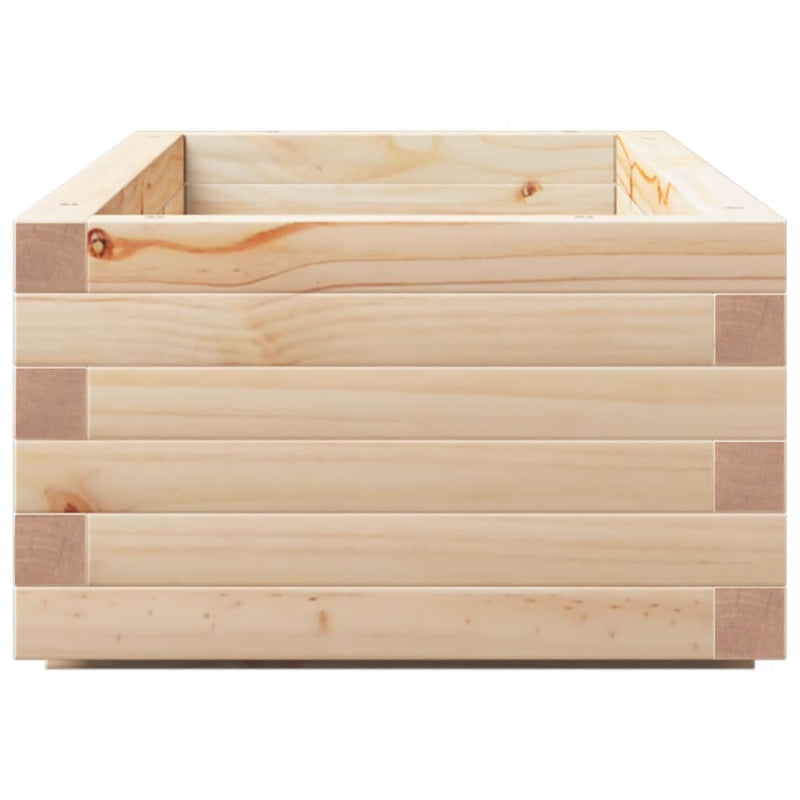 Garden Planter 110x40x26.5 cm Solid Wood Pine