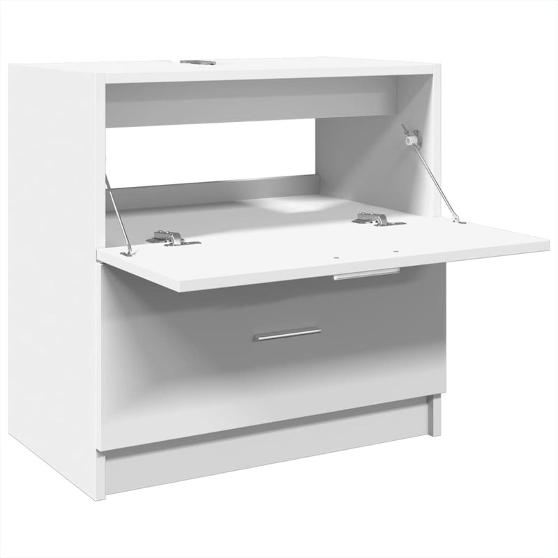 Sink Cabinet White 59x37x59 cm Engineered Wood