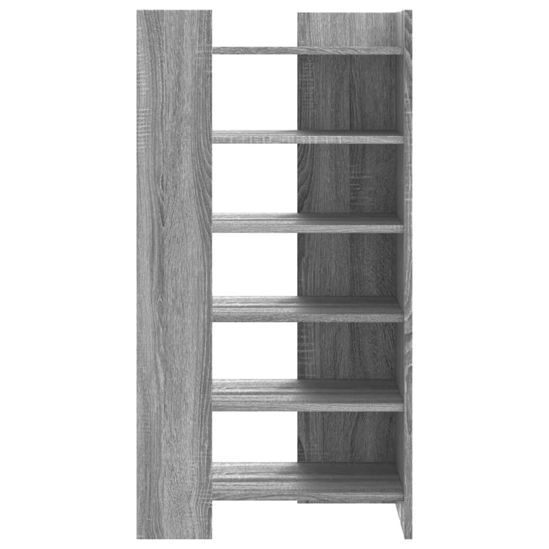 Shoe Cabinet Grey Sonoma 52x37.5x100 cm Engineered Wood