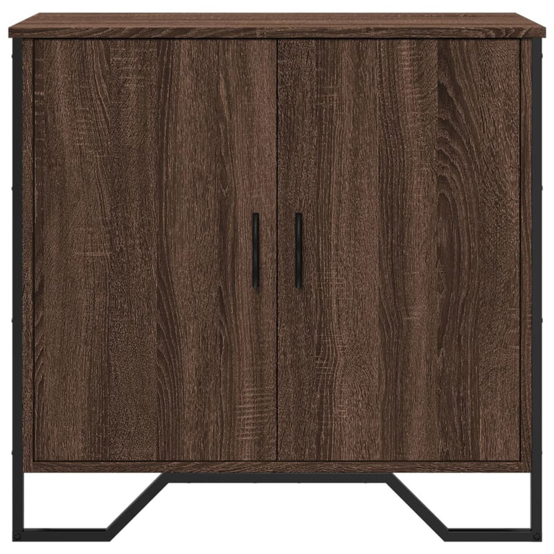 Sideboard Brown Oak 78x35.5x74.5 cm Engineered Wood