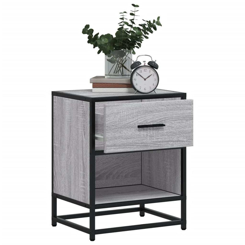 Bedside Cabinets 2 pcs Grey Sonoma 40x31x50 cm Engineered Wood