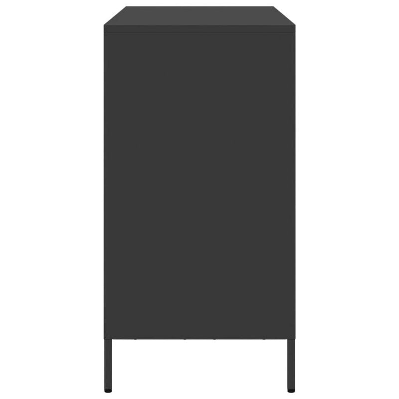 Sideboard?Black 101.5x39x73.5 cm Cold-rolled Steel